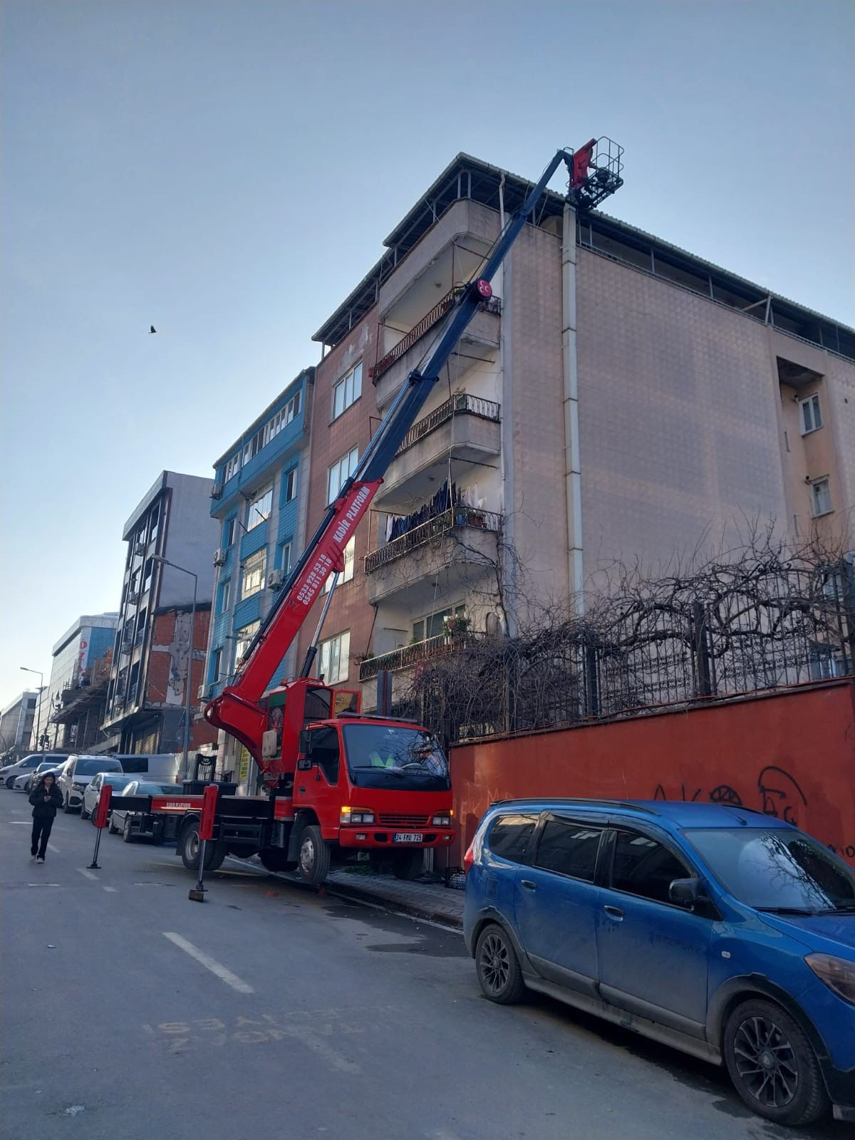 İstanbul sepetli vinç hizmeti